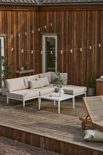 Santander modul sofa center module - White-beige - 1898