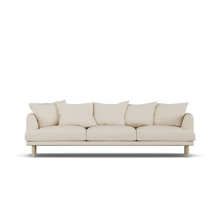 Sjövik sofa - Same Beige 6670-white-oiled oak, 3,5-seater - 1898