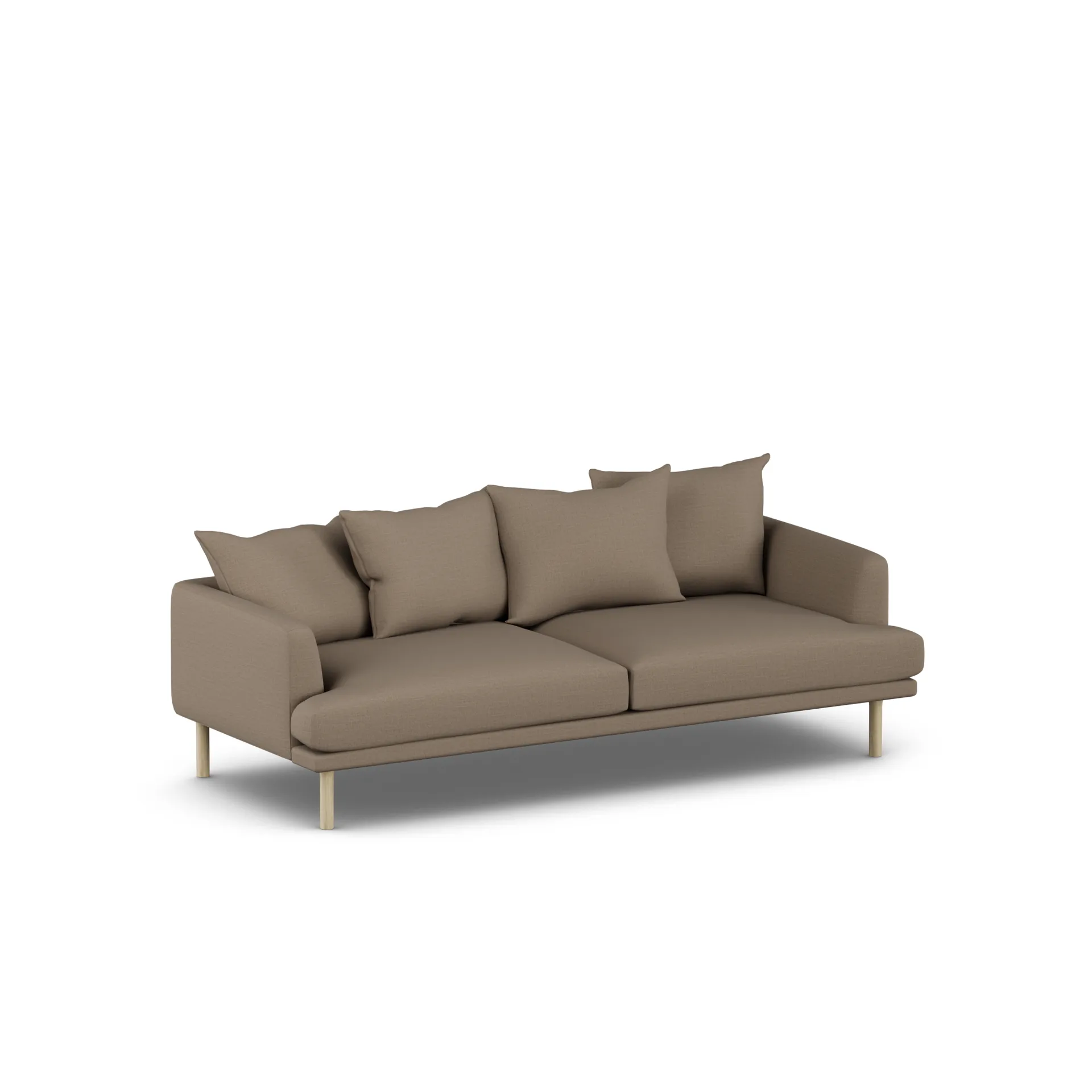 Sjövik sofa, Same Mole 6674-white-oiled oak, 3-seater 1898