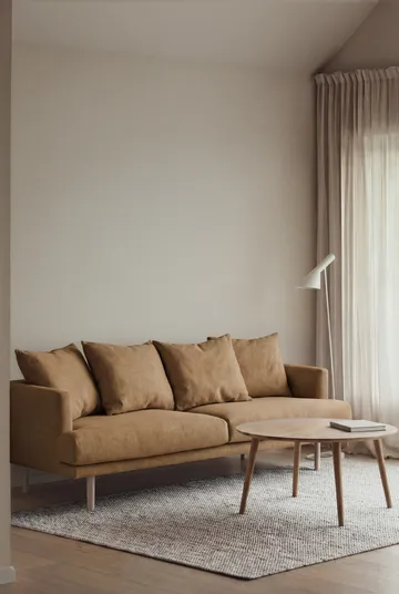 Sjövik sofa - Same Ochre 6676-white-oiled oak, 3-seater - 1898
