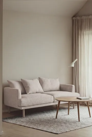 Sjövik sofa - Same Off White 6671-white-oiled oak, 2,5-seater - 1898