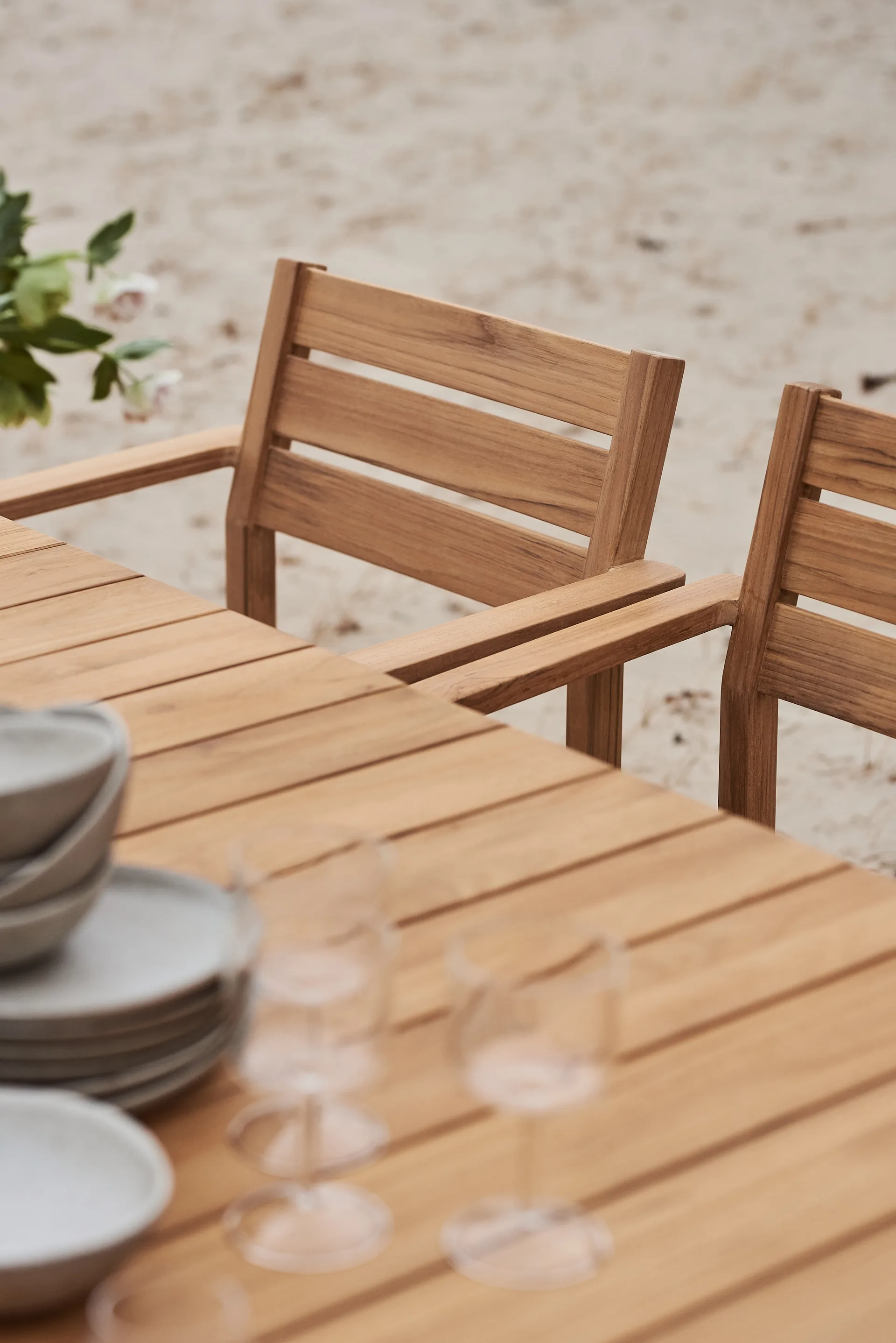 Sköndal dining set with 6 chairs teak,  1898