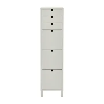 Square dresser narrow 6 drawers - Sand - 1898