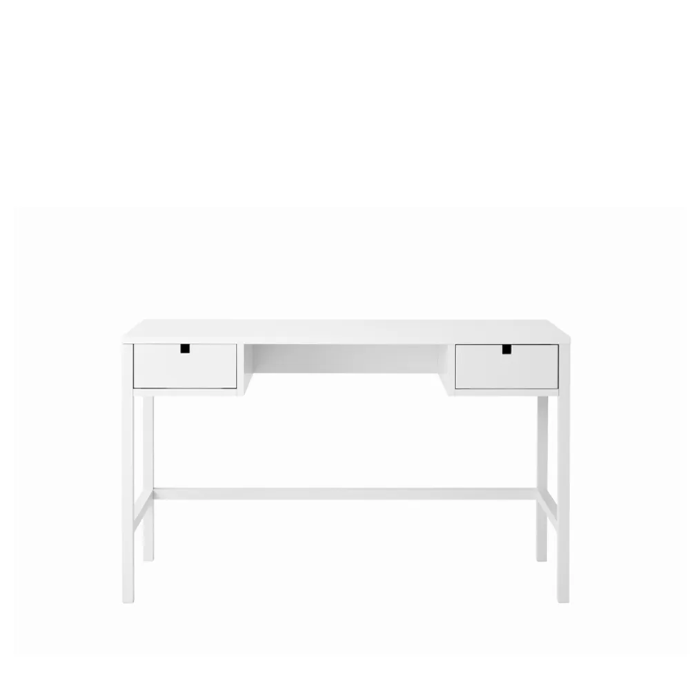 Square writing table, White 1898