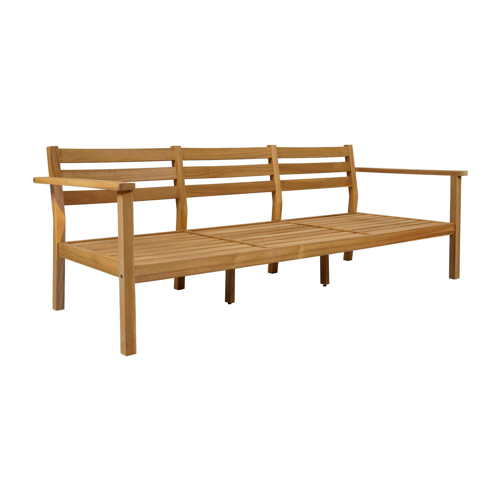 Stockaryd sofa 3-seater teak/dark grey,  1898