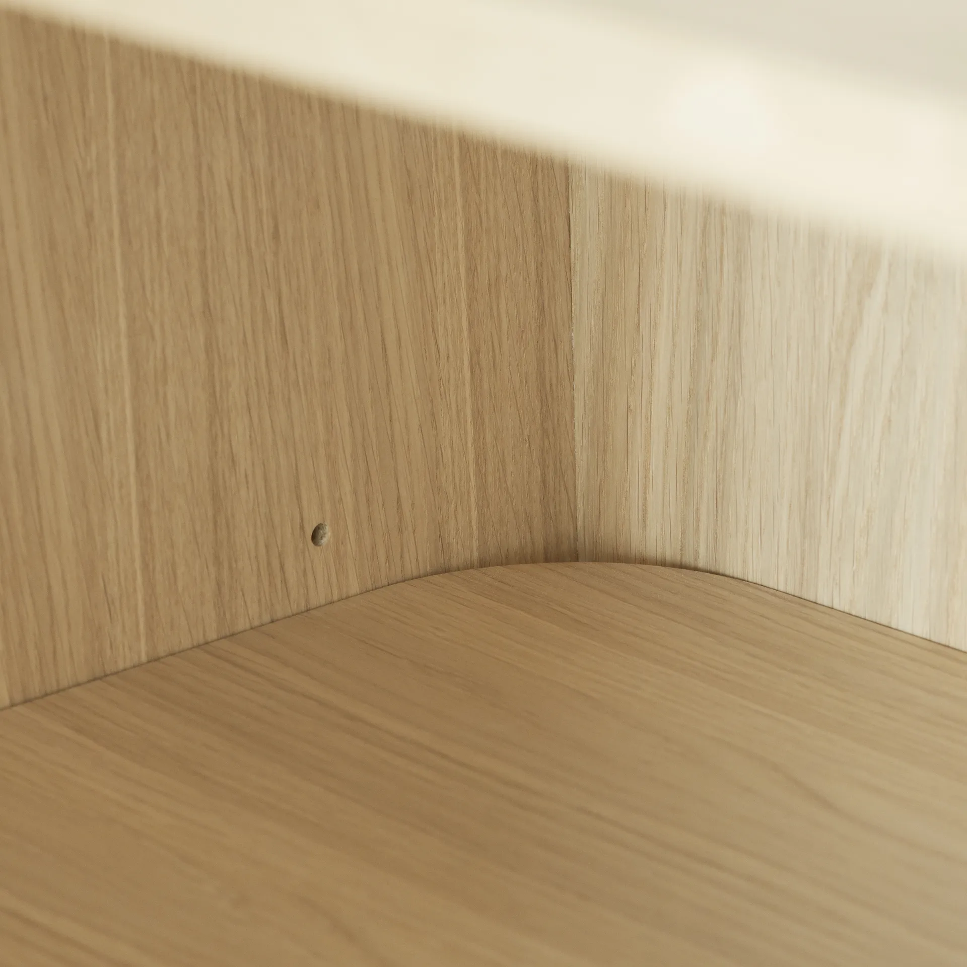 Vidja hight display cabinet, White pigmented oak 1898