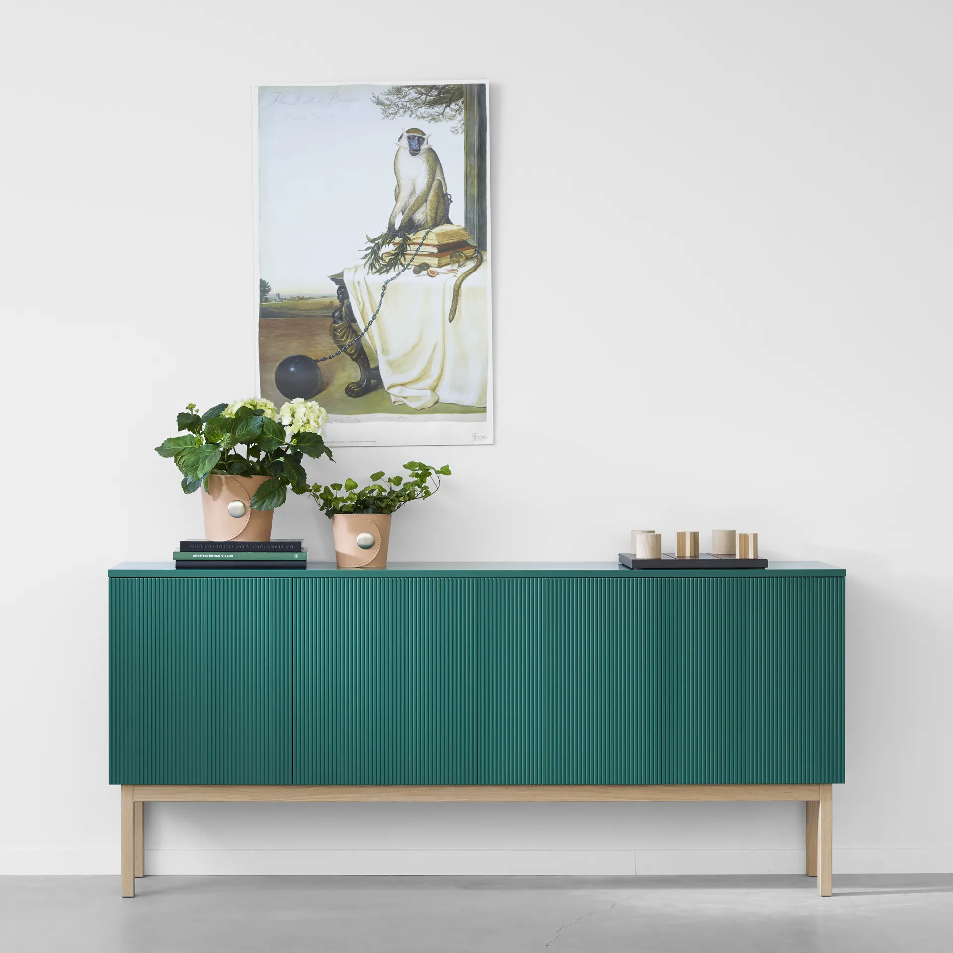 Beam side table, Light grey, light grey base A2