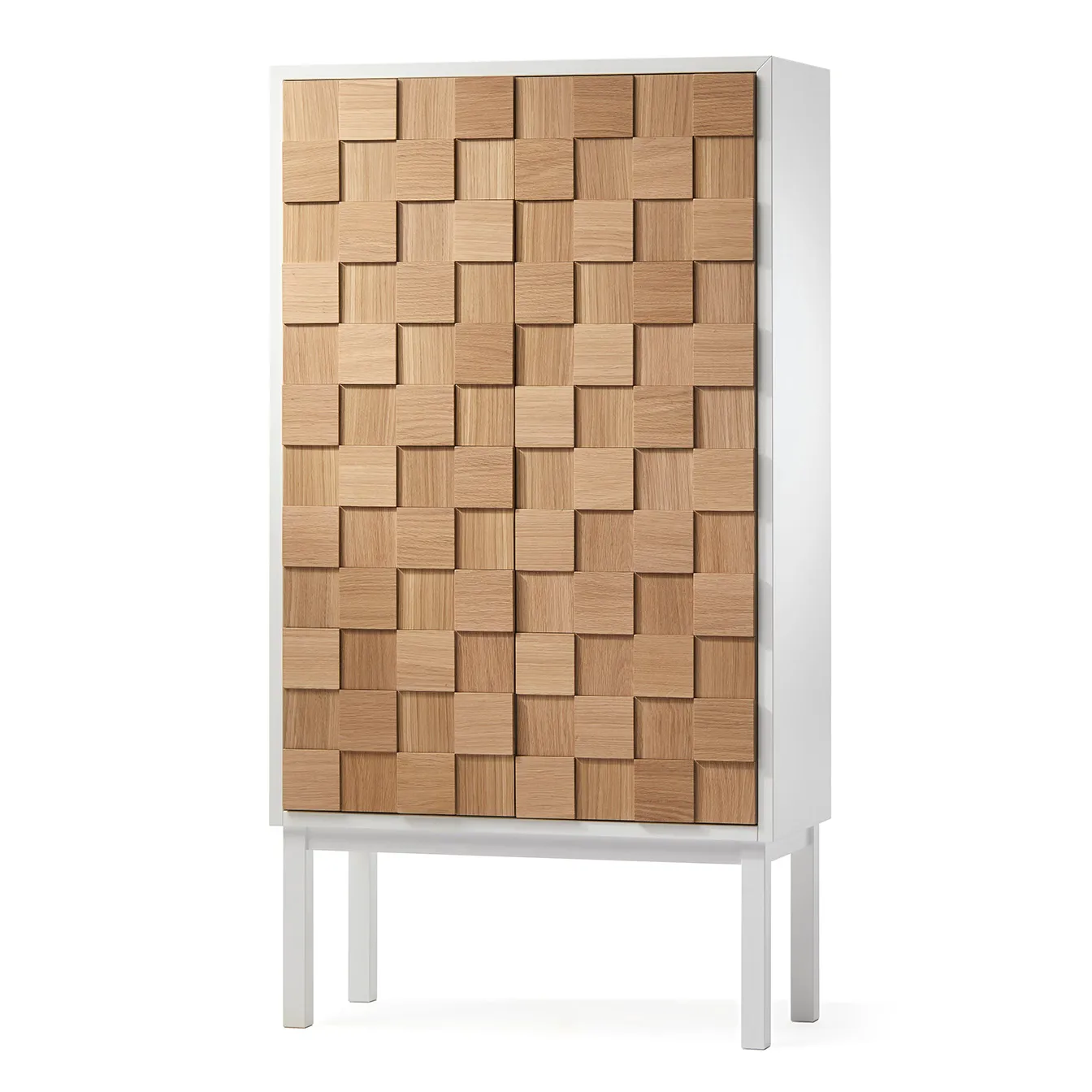 Collect 2016 cabinet, White oiled oak-white A2