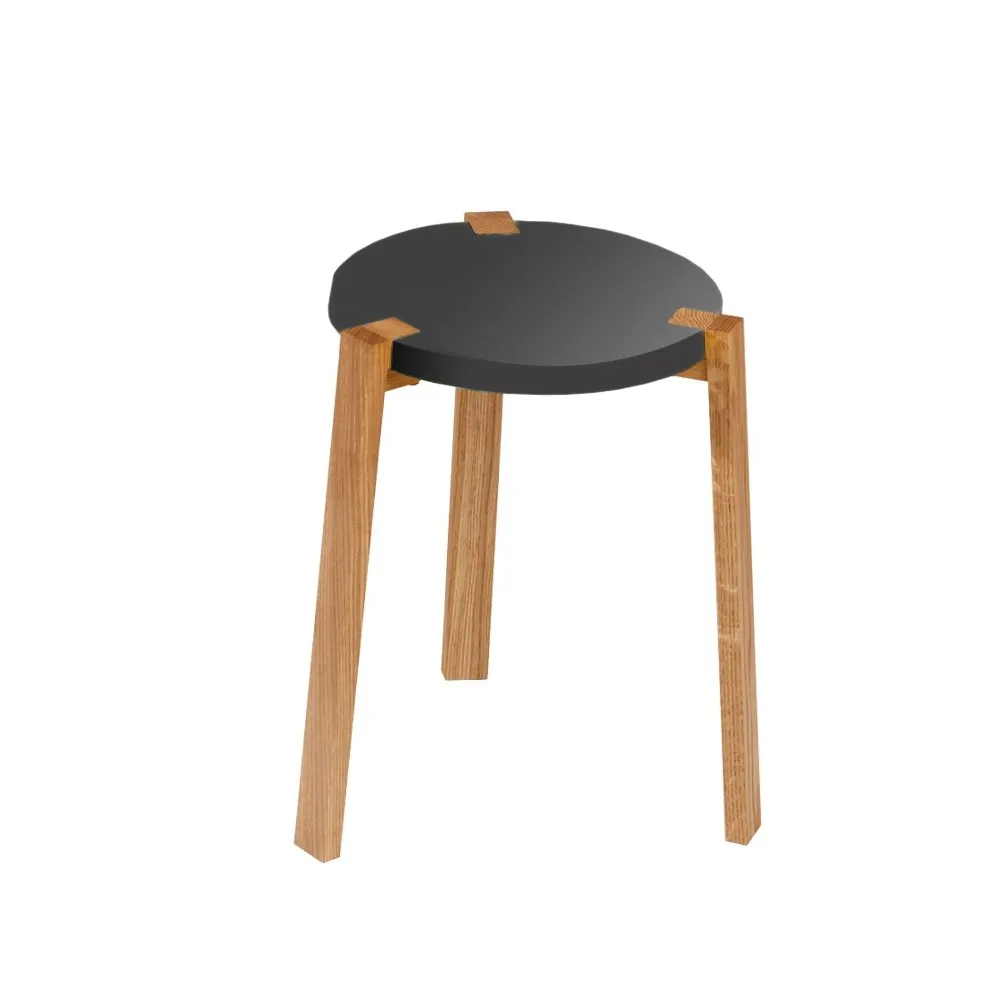 Happy Pall, Grey, oak legs A2