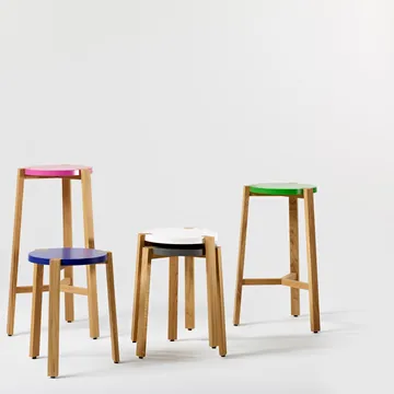 Happy stool - White - A2