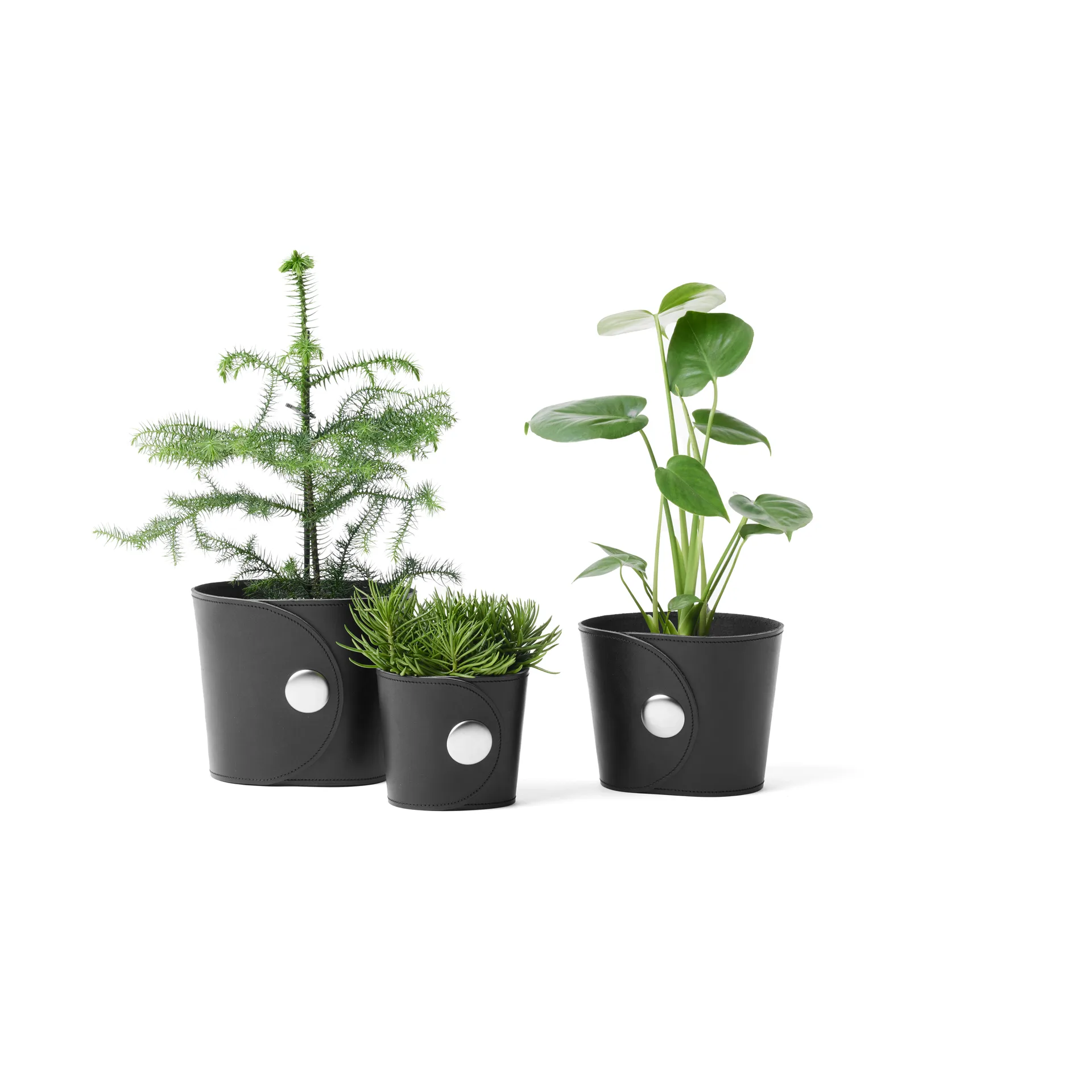 Hug flower pot, Light brown, h.15 cm Ø18 cm A2