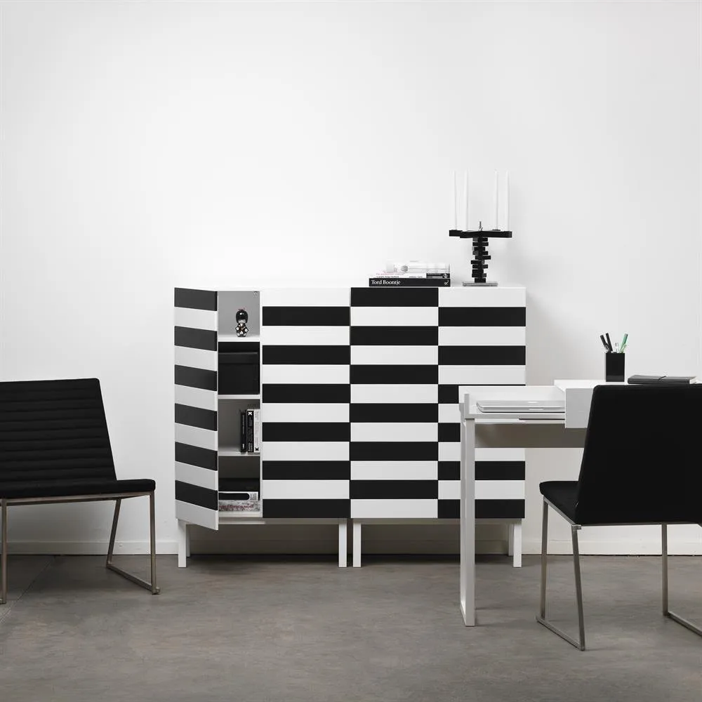 No 24 cabinet, Black and white A2