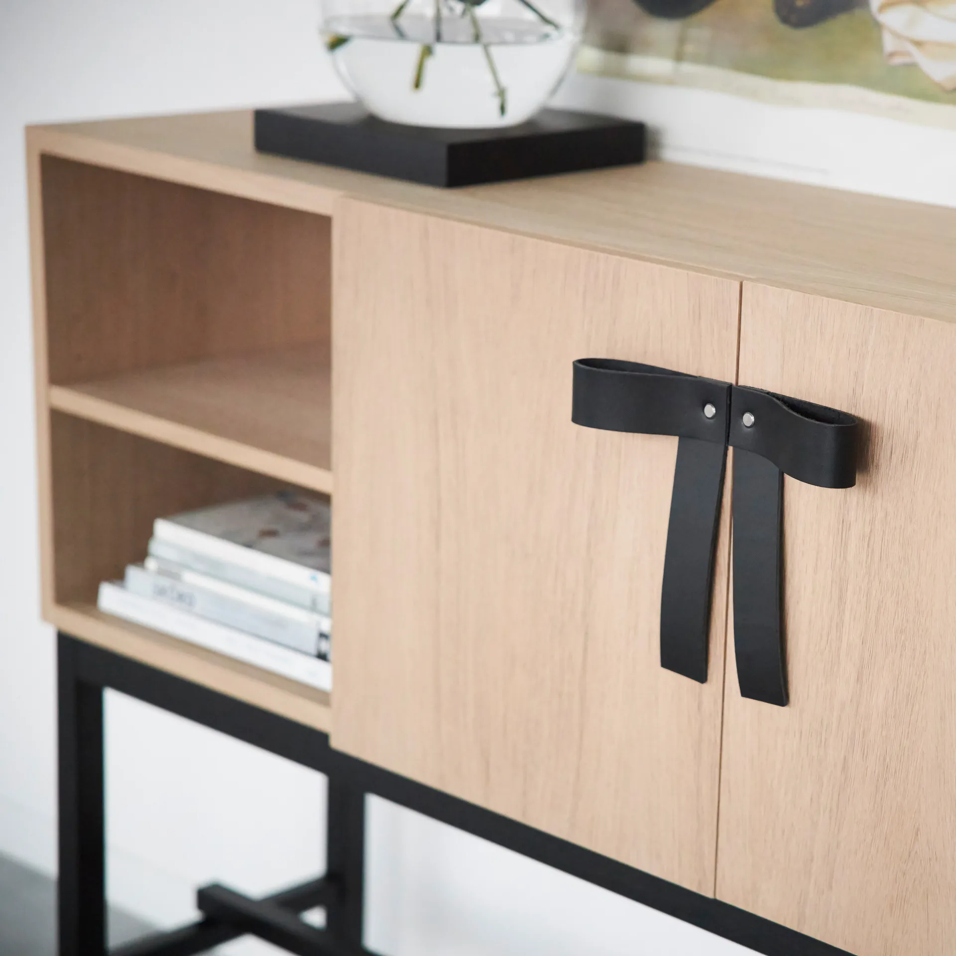 The Bow sideboard, White oiled oak A2