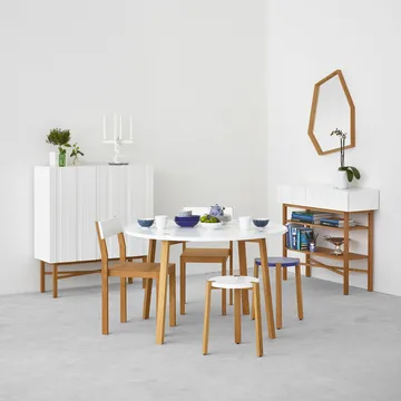 White Cabinet cabinet - oak - A2
