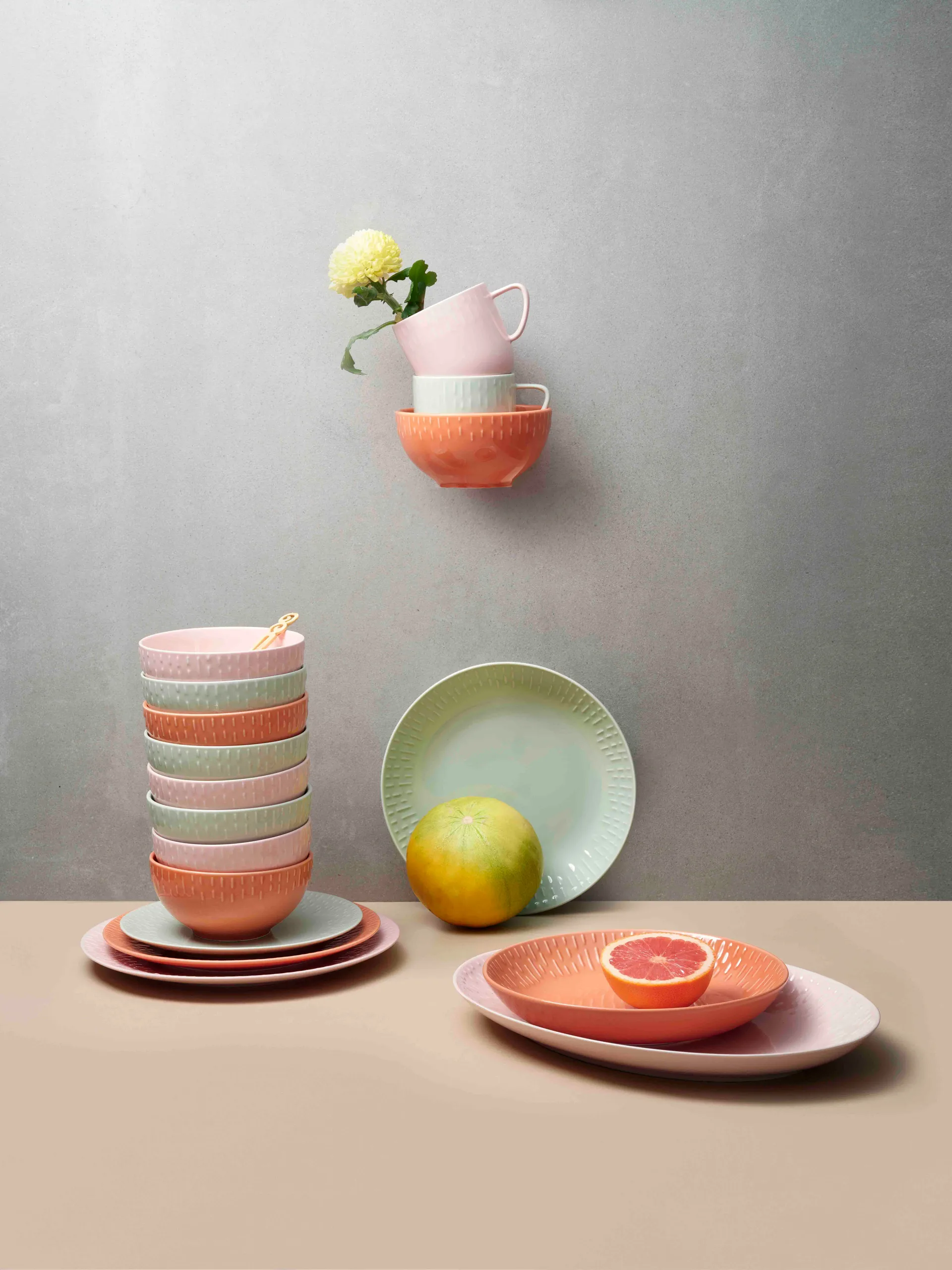 Confetti bowl, Apricot, Ø14 cm Aida