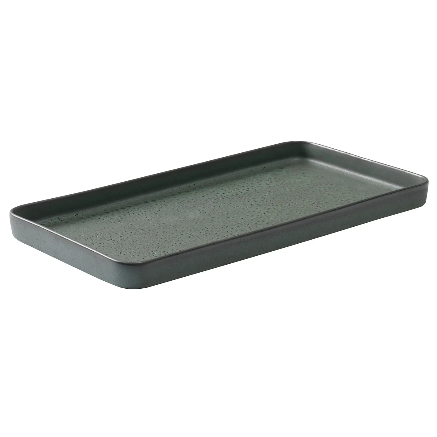 Raw saucer 18x34 cm, northern green Aida
