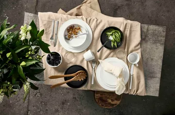 Raw soup plate Ø19,4 cm - Pure Porcelain - Aida