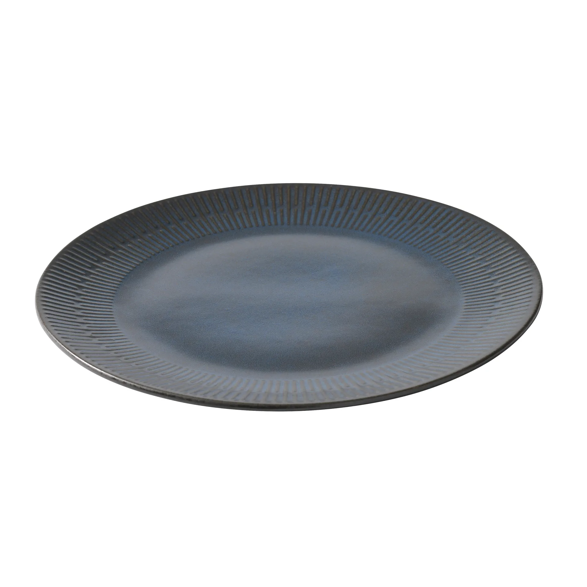 Relief plate 27 cm, blue Aida