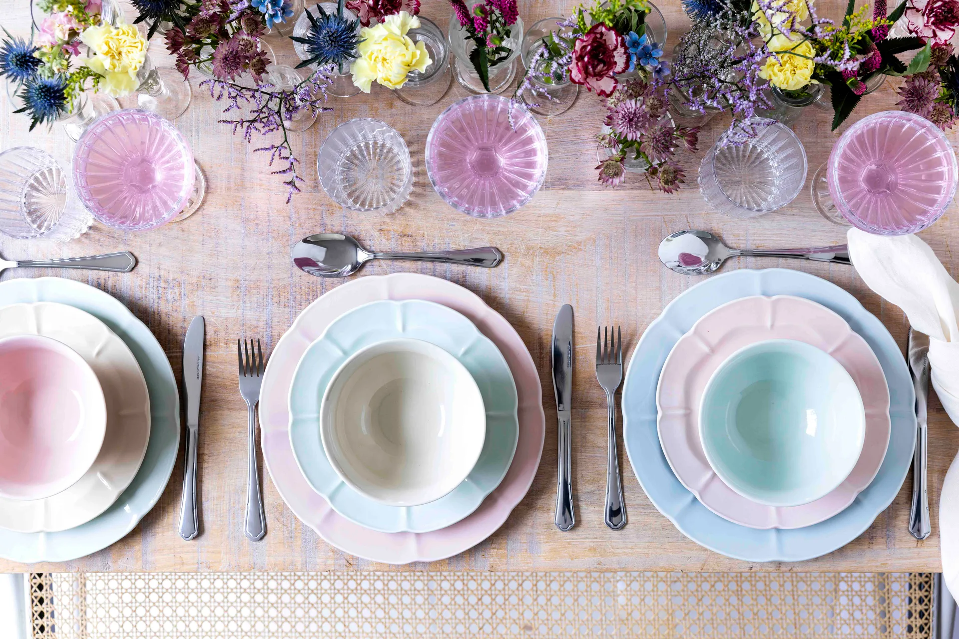 Søholm Solvej plate 26.5 cm, Soft pink Aida