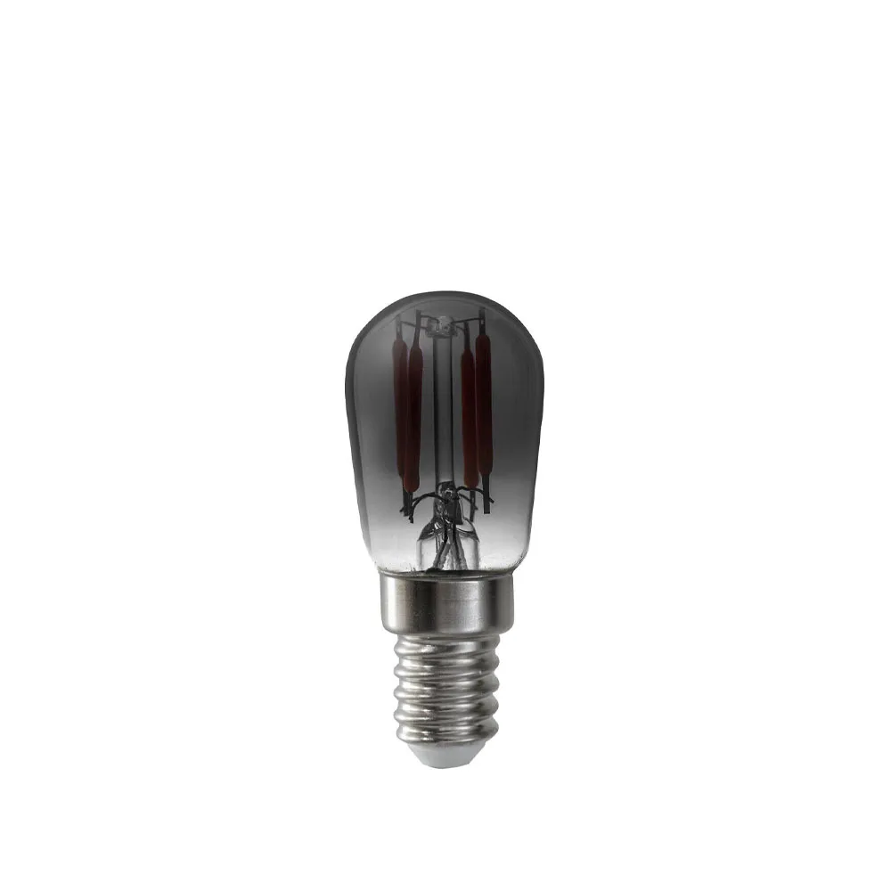 Airam Filament LED-pear light source, Smoke, dimmable, t26 e14, 3w Airam
