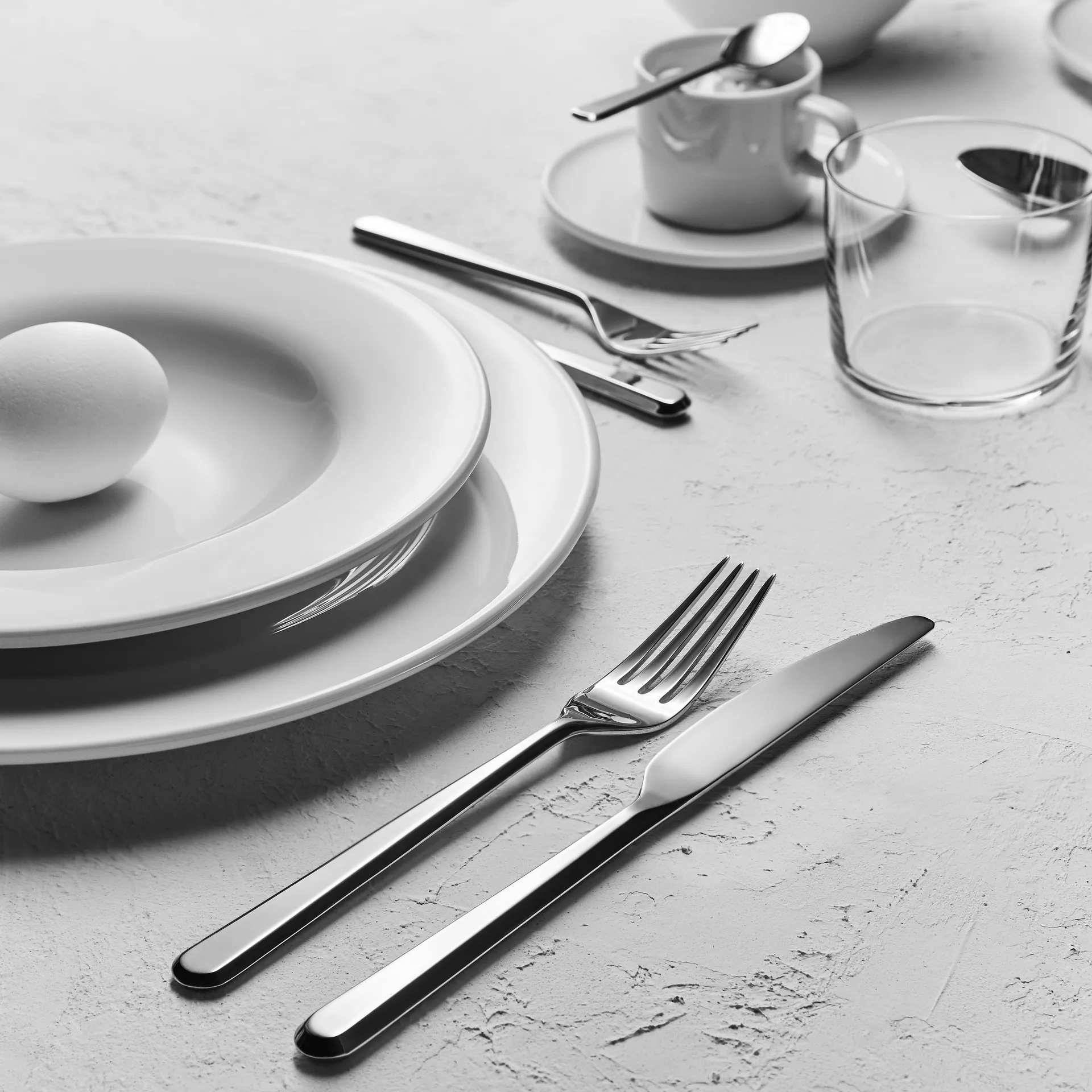 Amici table knife, Stainless steel Alessi