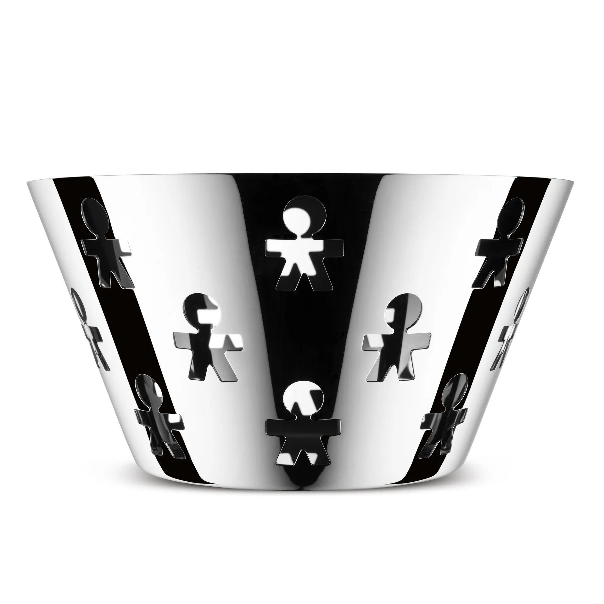 Girotondo fruit bowl high, stainless steel Alessi