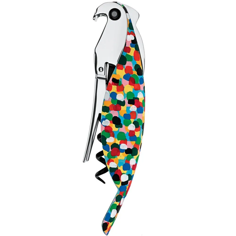 Parrot corkscrew, multi Alessi