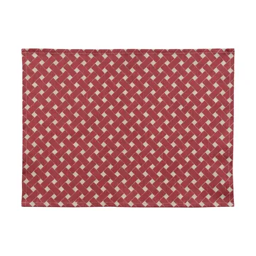 Korg placemat 34x45 cm 2-pack - Red - Almedahls