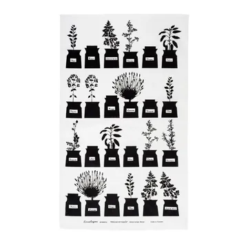 Persons kryddskåp kitchen towel black edition - 47x70 cm - Almedahls
