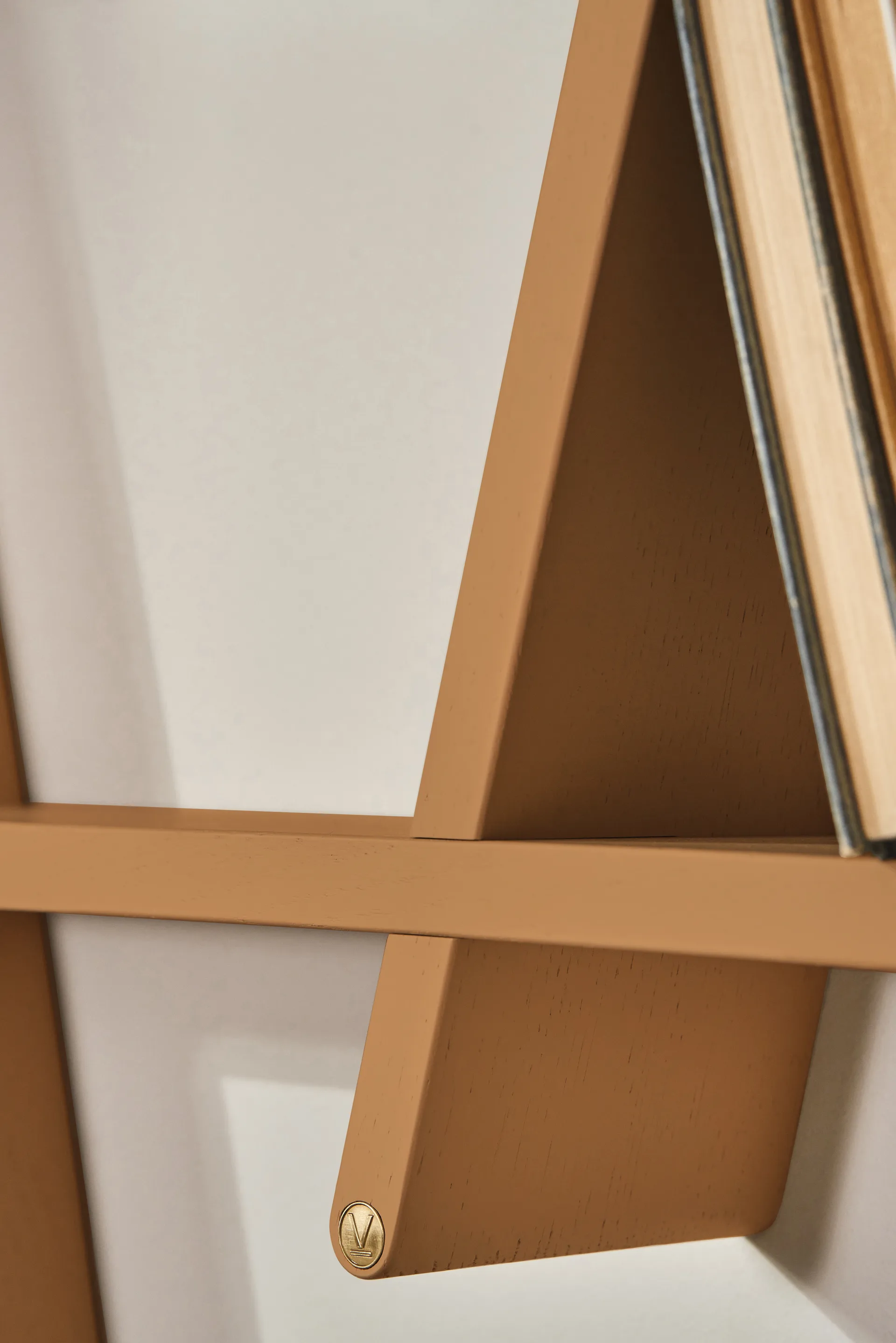 A-Shelf wall shelf Special Edition, Brown beige L 78x12x67 cm Andersen Furniture