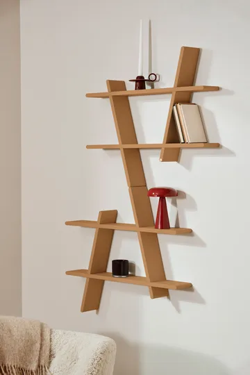 A-Shelf wall shelf Special Edition - Brown beige L 78x12x67 cm - Andersen Furniture