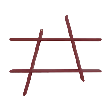 A-Shelf wall shelf Special Edition - Wine red L 78x12x67 cm - Andersen Furniture