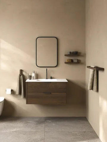Andersen toilet paper holder - Dark Stain Matt Lacquer Ash - Andersen Furniture