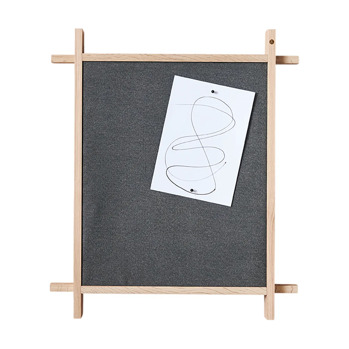 Collect pinboard Medium 64x74 cm, Oak Andersen Furniture