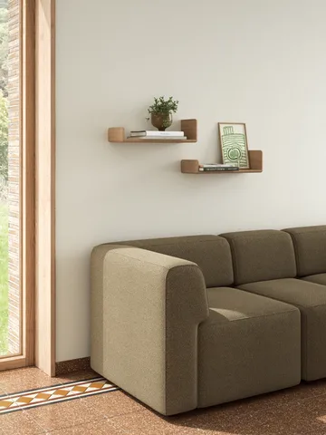Level wall shelf - Oak, 55x18x9 cm - Andersen Furniture