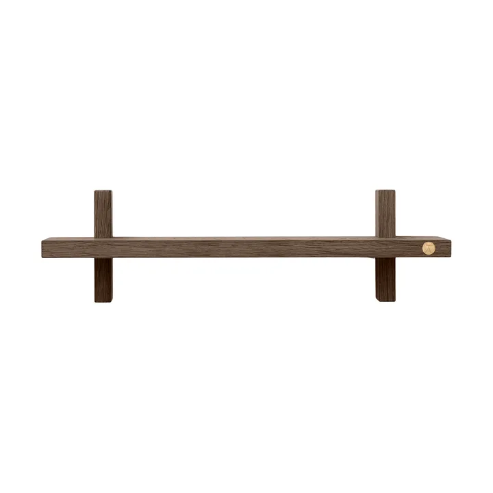 Treat wall shelf single - Smoked Oiled Oak, 50x12x11.2 cm - Andersen Furniture
