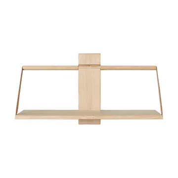 Wood Wall wall shelf Large 60x25x32 cm - Oak - Andersen Furniture