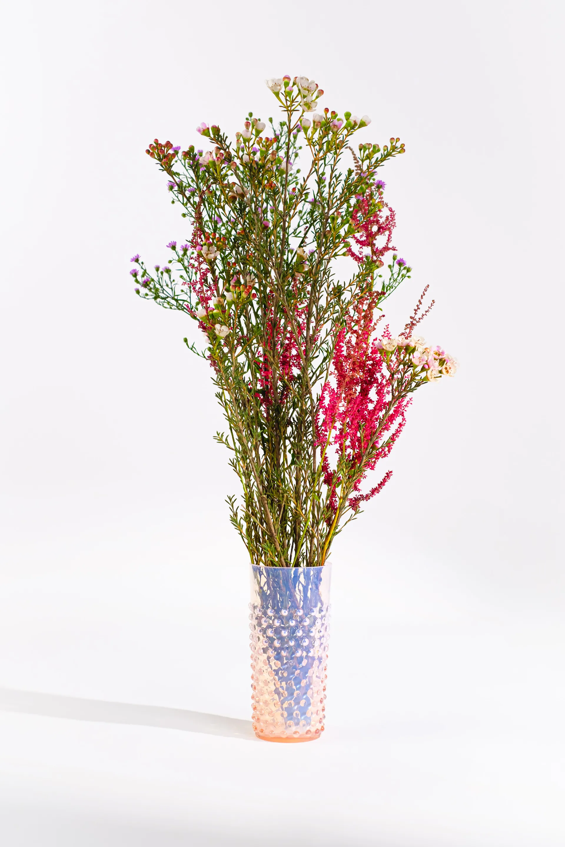 Hobnail glass 20 cl, Soft Pink Anna Von Lipa