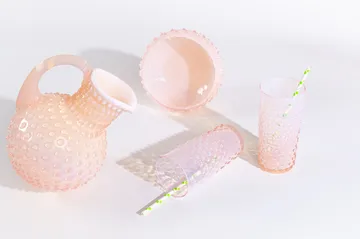Hobnail Globe vase 18 cm - Soft Pink - Anna Von Lipa
