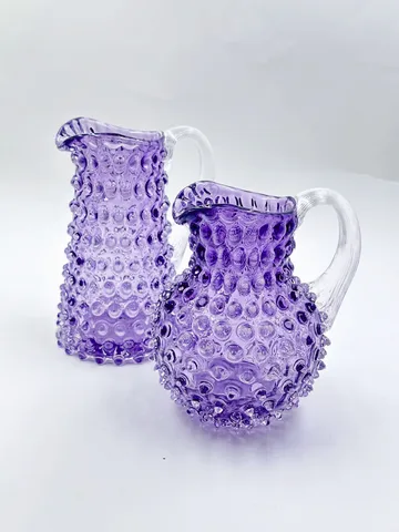 Hobnail milk jug 0.5 L - Indigo - Anna Von Lipa