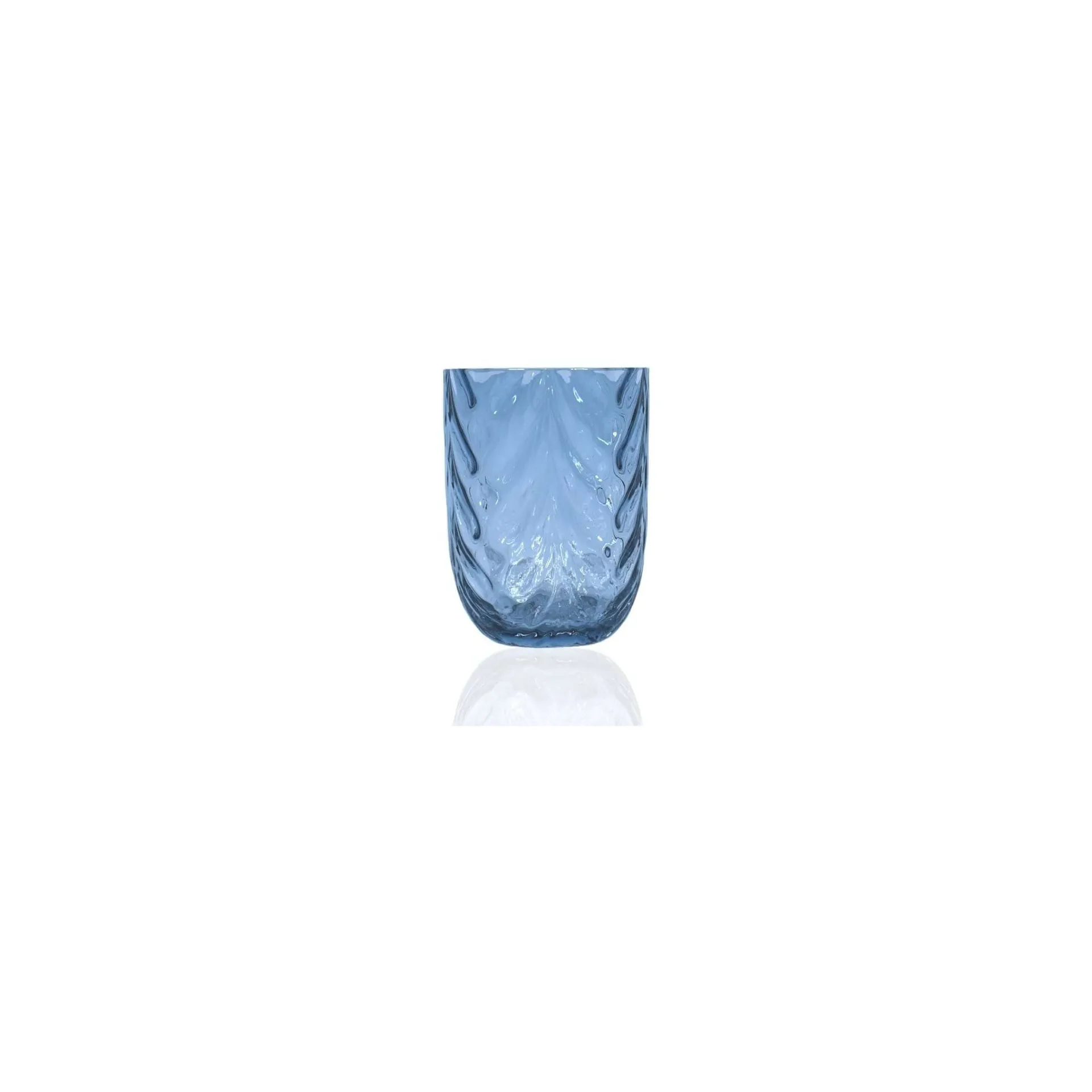 Wave drinking glass 25 cl, Blue smoke Anna Von Lipa