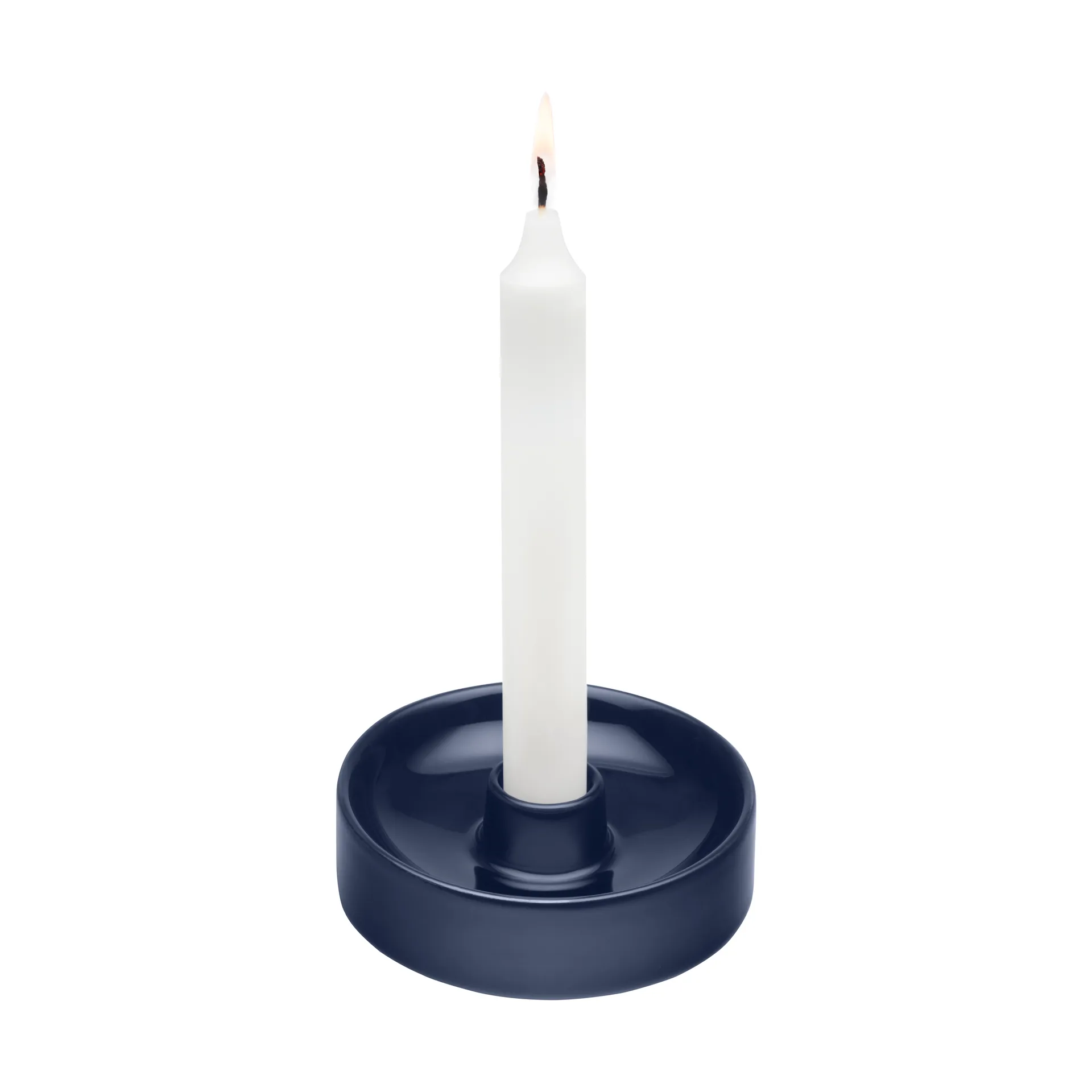 Kirnu candlestick Ø11x3.5 cm, Blue Arabia