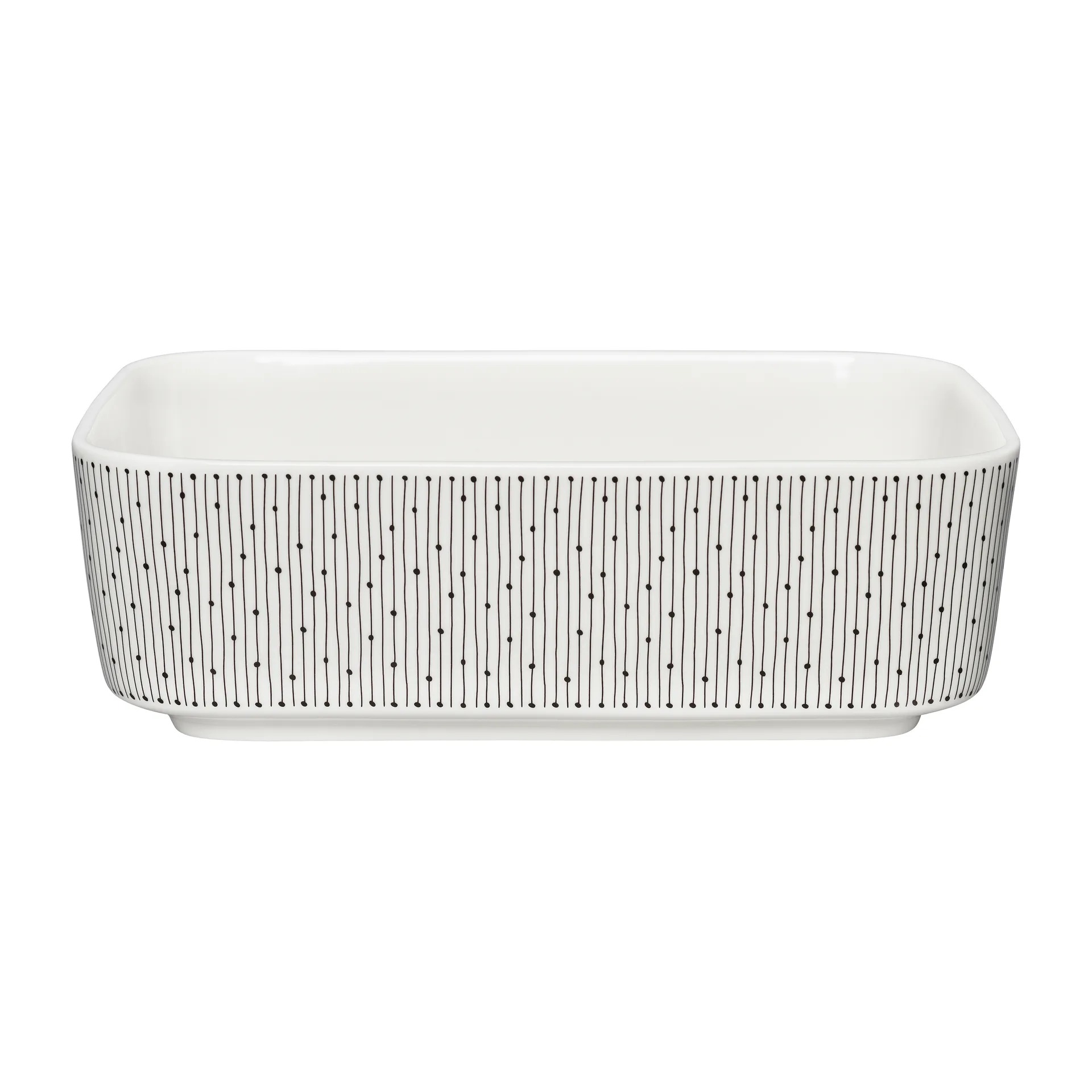 Mainio Sarastus oven dish 2.5 l, Black-white Arabia
