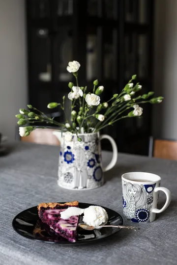 Pastoraali mug 30 cl and plate Ø19 cm - Blue - Arabia