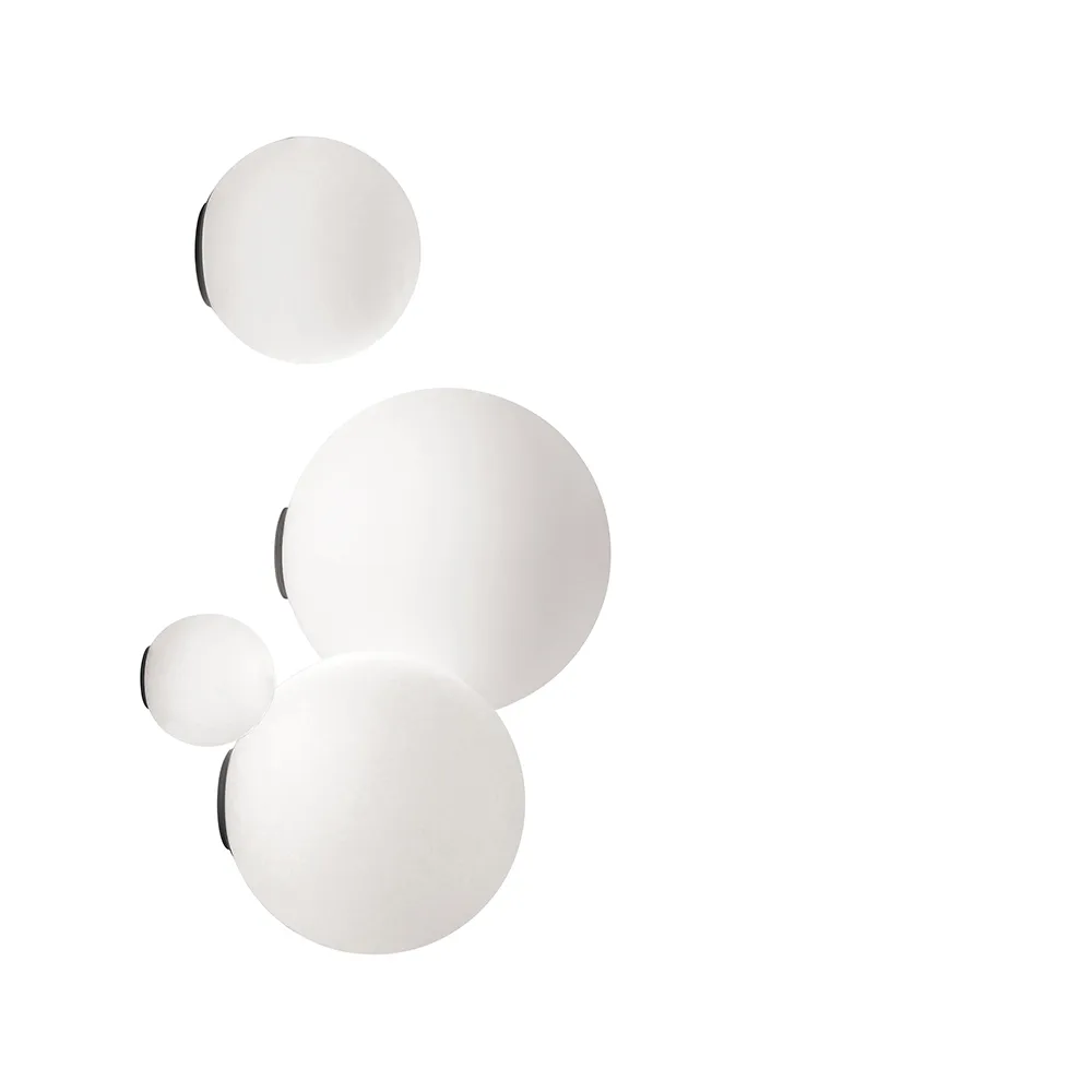 Dioscuri wall and ceiling lamp, White, 25cm Artemide