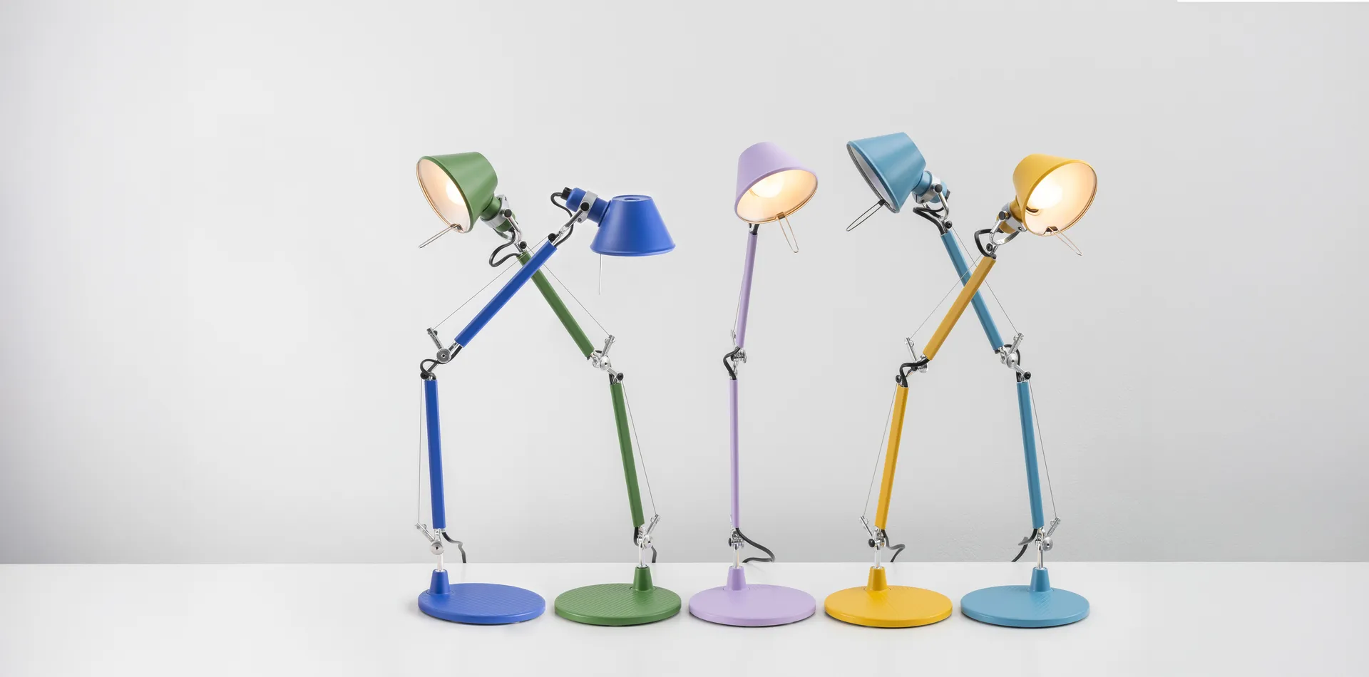 Tolomeo micro table lamp, Blue Klein Artemide