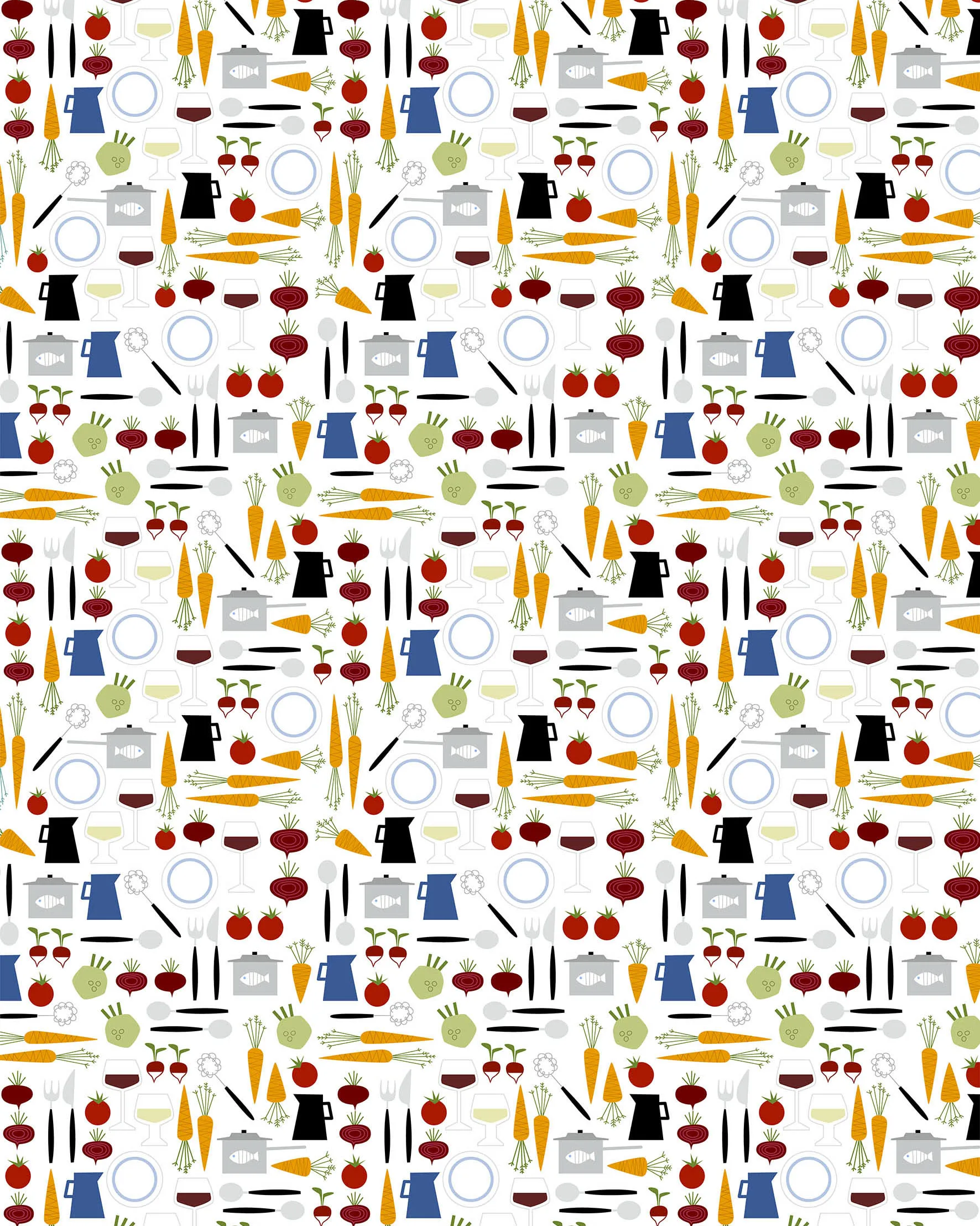 Dinner oilcloth, Multi Arvidssons Textil