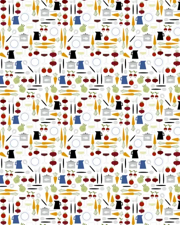 Dinner oilcloth - Multi - Arvidssons Textil