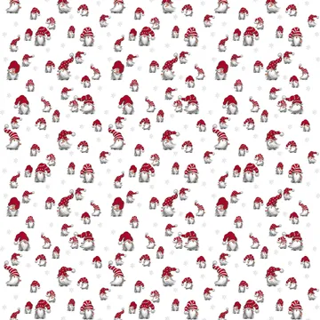 Julian fabric - off white-red - Arvidssons Textil