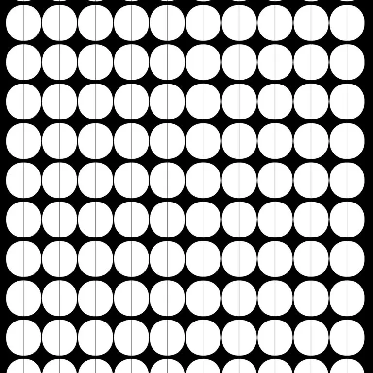 Lane oilcloth, black-white Arvidssons Textil